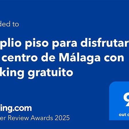Amplio y luminoso piso para disfrutar del centro de Málaga Exterior foto