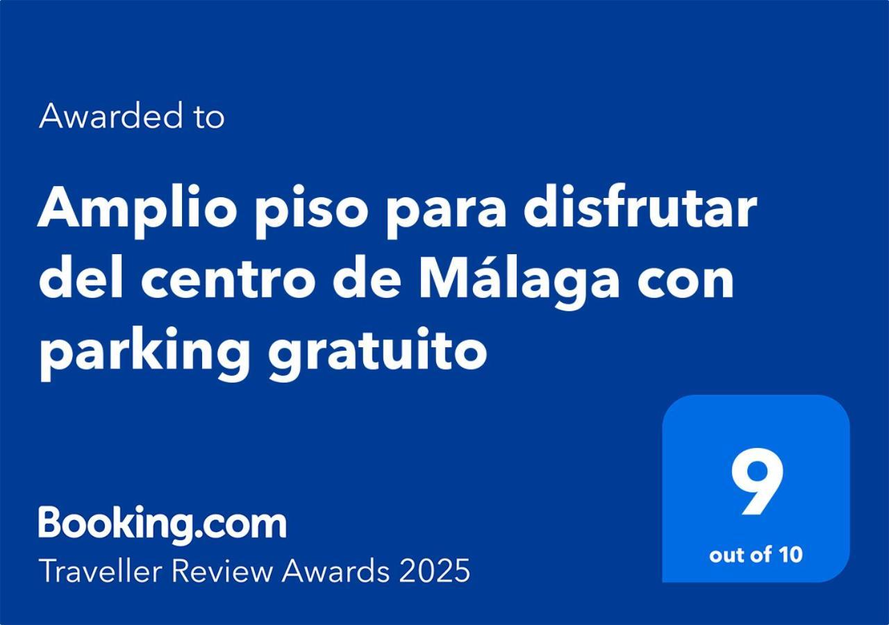 Amplio y luminoso piso para disfrutar del centro de Málaga Exterior foto
